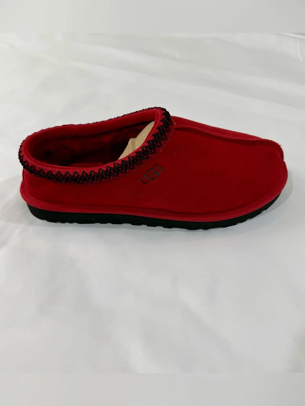 UGG Tasman Red Cozy Slip-On Shoes Men’s Size 10